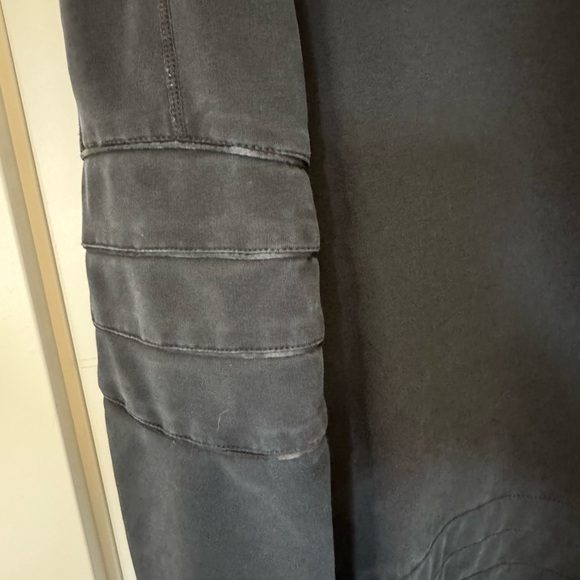 Lululemon Moto Mogul Jacket Full Zip Black Size 6 Ribbed Sleeves High Collar - Picture 11 of 16